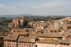 Visite de la ville de Sienne vue sur la ville de Sienne