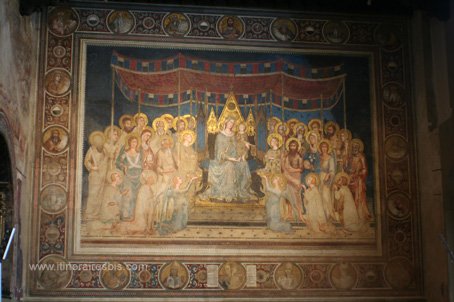 Visite de la ville de Sienne Palazzo Pubblico Salle de la mappe monde la Maestà