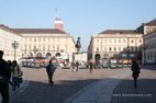 Visite de Turin la place San Carlo