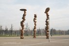 Visite de Turin sculptures près du parc olympique