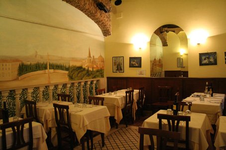 photo salle du restaurant Al_vantaggio Rome