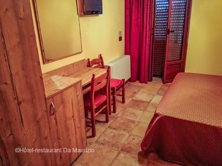 Hôtel-restaurant da Maurizio une des chambres