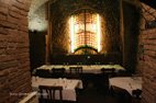 Le Restaurant Gallo Nero à Sienne cave médiévale