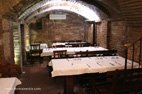 Le Restaurant Gallo Nero à Sienne cave voutée