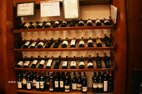 Restaurant La Mina à Turin quelques bouteilles de vin