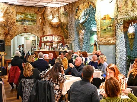 Restaurant Scoglio di Frisio, pizza mixte champignon mozzarella