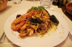 La Trattoria Ca'D'Frara tagliolini allo scoglio à Ferrare