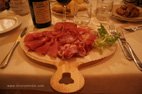 Trattoria Da Noemie plateau de charcuteries. Cliquez sur la vignette pour agrandir la photo