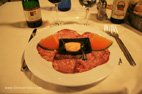 Trattoria la Romantica à Ferrare l'assiette de charcuterie de la région de Ferrare