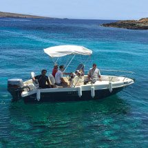 Boat rental with or without license and windsurfing school
