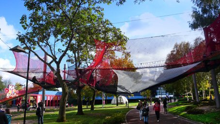 photo Parc du Futuroscope Canopée un parcours dans les arbres